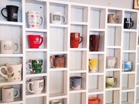 youtube Land to House Mug Shelf